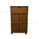 Organizador Infantil 05 Gavetas Liso Mdf Madeira