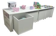 Organizador Infantil Com Baús E Porta Livros Dennis 100% Mdf
