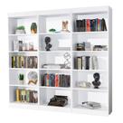 Organizador Kit 3 Livreiros Caio Multiuso Escritório Casa Branco Organizador Kit 3 Livreiros Caio Multiuso Escritório Casa Branco