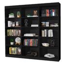 Organizador Kit 3 Livreiros Caio Multiuso Escritório Casa Preto Organizador Kit 3 Livreiros Caio Multiuso Escritório Casa Preto