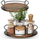 Organizador Lazy Susan LAMU para Mesa - Pacote com 2 Unidades (25cm)