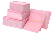 Organizador Malas 6Pcs - Rosa Claro