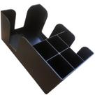 Organizador Mesa Bar Caddy Porta Guardanapo Canudo 6 Div.