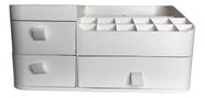 Organizador Mesa Multiuso Maquiagem Divisórias Com 2 Gaveta Organizador Mesa Multiuso Maquiagem Divisórias Com 2 Gaveta