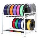 Organizador Metálico para Filamentos de Impressora 3D MingaGLX de 2 Níveis Organizador Metálico para Filamentos de Impressora 3D MingaGLX de 2 Níveis