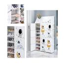 Organizador modular infantil 12 portas armario 25 prateleiras 12 portas multiuso