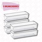 Organizador Modular Multiuso Armarios Malas Porta Objeto 5un