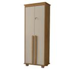 Organizador Multiuso 75cm 2 Portas México RV Móveis Cinamomo/Off White