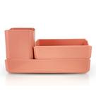 Organizador Multiuso de 3 Peças Linha Loft Salmão Organizador Multiuso de 3 Peças Linha Loft Salmão
