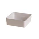 Organizador Multiuso De Plástico Mesa Acessórios Branco 15x15x5cm Organizador Multiuso De Plástico Mesa Acessórios Branco 15x15x5cm