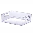 Organizador Multiuso Diamond Cristal com Alça 25 Cm X Largura 20 Cm X Altura 8 Cm Organizador Multiuso Diamond Cristal com Alça 25 Cm X Largura 20 Cm X Altura 8 Cm