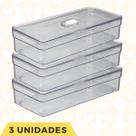 Organizador Multiuso Retangular Com Porta Ovos Cozinha 2 UN Organizador Multiuso Retangular Com Porta Ovos Cozinha 2 UN