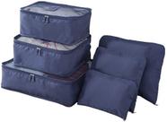 Organizador / Nécessaires De Bagagem Mala Viagem Kit 6 Peças - POLO KING