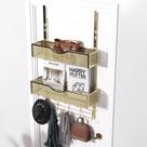 Organizador Over The Door Hooks BRENNHOLZ com 10 ganchos e 2 cestos