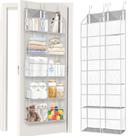 Organizador Over the Door Ofiray-Home de 5 níveis Clear Storage