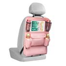 Organizador para Assento Traseiro de Carro LUCMO com 9 Bolsos e Suporte para Tablet Rosa