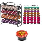 Organizador Para Cápsulas De Café Suporte Três Corações Preto - 40 Capsulas