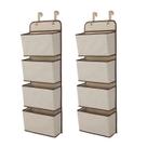 Organizador para colgar en la puerta Delta Children 2 unidades Beige 33x9x91 cm Organizador para colgar en la puerta Delta Children 2 unidades Beige 33x9x91 cm