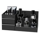 Organizador para colônia Turesmith 28 x 19 x 12 cm preto de plástico