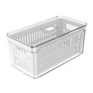 Organizador para Geladeira Ou Clear Fresh com Cesto 650ml - Embalagem com 6 Unidades