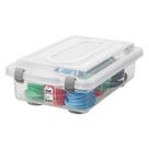 Organizador Plástico 2,30 Litros Caixa Organizadora Média 2300ml Organizador De Cosméticos e Papelaria Caixa Para Armazenamento Top Stock Sanremo