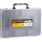 Organizador Plástico 325x220x50mm 8 Divisões Fixas Vd8020 - Organizador Plástico 325x220x50mm 8 Divisões Fixas Vd8020 -