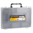 Organizador Plástico 8 Divisórias tipo Maleta VD8020 Vonder Organizador Plástico 8 Divisórias tipo Maleta VD8020 Vonder