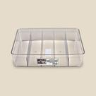 Organizador Plástico com 5 Divisórias 30x21cm - EMHOUSE
