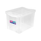 Organizador Plástico Medio Alto 30 L Transparente Ordene Organizador Plástico Medio Alto 30 L Transparente Ordene