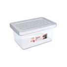 Organizador Plástico Multiuso Alto Cristal 8,5L Hana Ordene Organizador Plástico Multiuso Alto Cristal 8,5L Hana Ordene