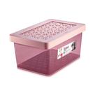 Organizador Plástico Multiuso Alto Rosé 8,5L Hana Ordene Organizador Plástico Multiuso Alto Rosé 8,5L Hana Ordene