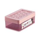 Organizador Plástico Multiuso Rosé 750ml Hana Ordene Organizador Plástico Multiuso Rosé 750ml Hana Ordene