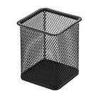 Organizador Porta Caneta Escritório Escrivaninha Preto Aramado