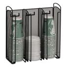 Organizador porta-copos e tampas Safco Onyx Mesh 3292BL Preto