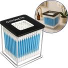Organizador Porta Cotonetes Clinica Display Higiene Suporte Dispenser Hotel Spa Prático Organizador Porta Cotonetes Clinica Display Higiene Suporte Dispenser Hotel Spa Prático
