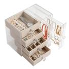 Organizador Porta Joia Acrilico 4 Gaveta Expositor Bijuteria Anel Brinco Pulseira Colar Suporte Luxo Mesa Organizador Porta Joia Acrilico 4 Gaveta Expositor Bijuteria Anel Brinco Pulseira Colar Suporte Luxo Mesa