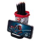 Organizador Porta Lápis e Caneta Homem Aranha com Suporte para Celular Plasutil
