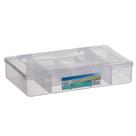 Organizador Porta Objetos Plastico Multiuso 9 Divisões Resistente Transparente - Plasmont