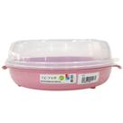 Organizador Redondo Tampa Alta 2,5 L Rosa - Top Line Organizador Redondo Tampa Alta 2,5 L Rosa - Top Line