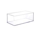 Organizador Retangular enCaixa em Poliestireno Transparente 29,2x14,6x10,6cm - Plasutil