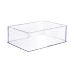 Organizador Retangular enCaixa em Poliestireno Transparente 29,2x21,9x10,6cm - Plasutil