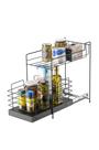 Organizador Retrátil Luanda Multiuso Cozinha Porta Temperos Organizador Retrátil Luanda Multiuso Cozinha Porta Temperos