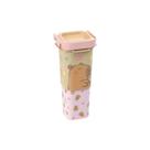 Organizador Retrátil Porta-Lápis e Caneta com Suporte p/ Celular Stitch e Capivara - Plasútil