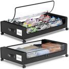 Organizador Rolante para Armazenamento Sob a Cama Molutsody, 2 Unidades Organizador Rolante para Armazenamento Sob a Cama Molutsody, 2 Unidades