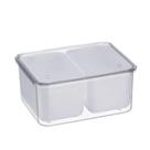 Organizador Sempre Seco com 2 Cestos e Tampa - 2,7 Litros - Arthi