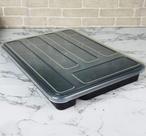 Organizador Separador Divisor talheres Com Tampa Porta Facas Garfo Colher Gaveta Cozinha Preto - AMZ