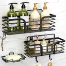Organizador Shower Caddy, adesivo Yougai com saboneteira, 3 prateleiras Organizador Shower Caddy, adesivo Yougai com saboneteira, 3 prateleiras