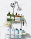 Organizador suspenso de alumínio YASONIC Shower Caddy com ganchos