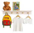 Organizador Suspenso De Parede Com Prateleira Decorativa Mdf