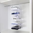 Organizador Suspenso Dobrável Colmeia Roupa Armário Sapateira Branco Organizador Suspenso Dobrável Colmeia Roupa Armário Sapateira Branco